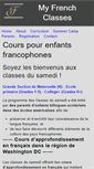 Mobile Screenshot of myfrenchclasses.org