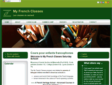 Tablet Screenshot of myfrenchclasses.org